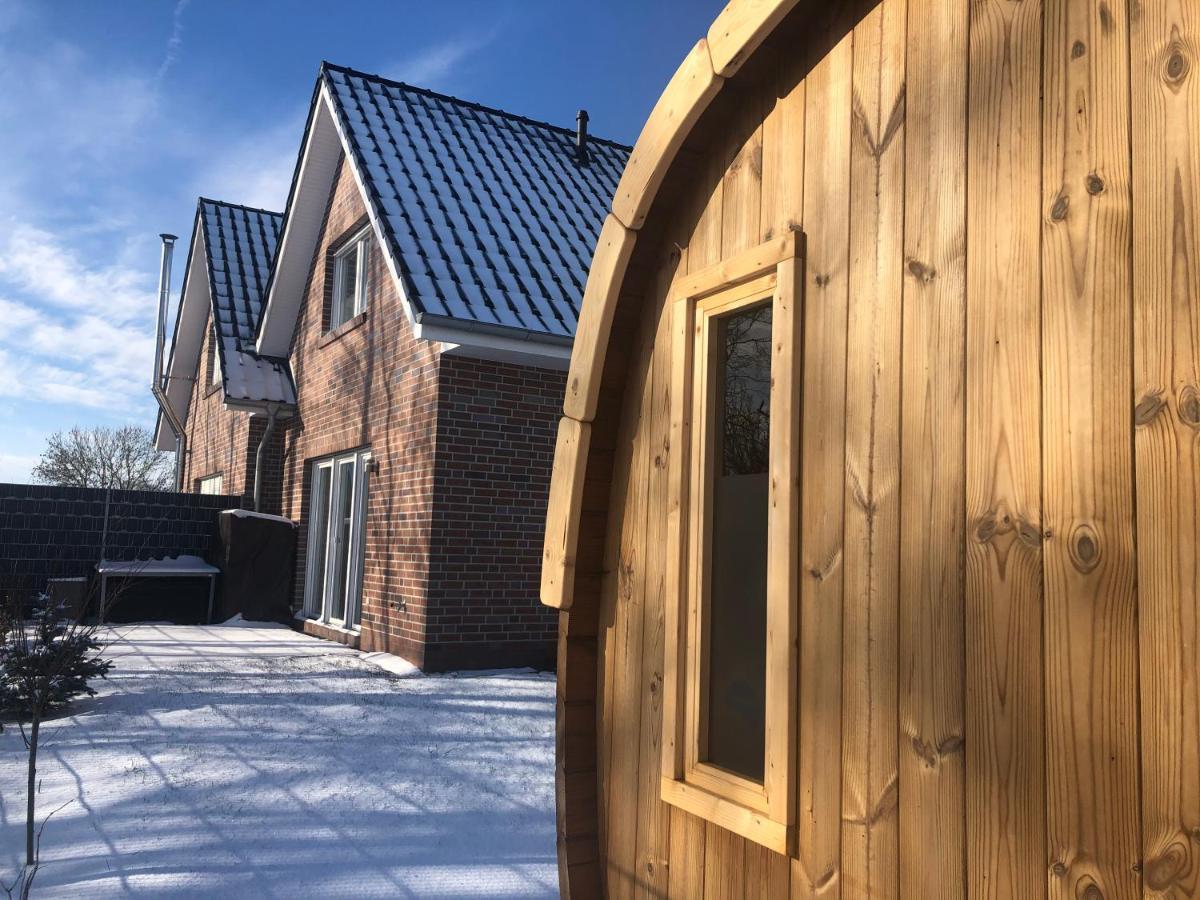 Haus Nordseeliebe Mit Aussensauna, Outdoor Dusche Und Wallbox Dornum Eksteriør bilde